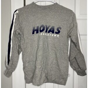NCAA Youth Georgetown Hoyas Long Sleeve T Shirt Grey Size M‎ 10-12